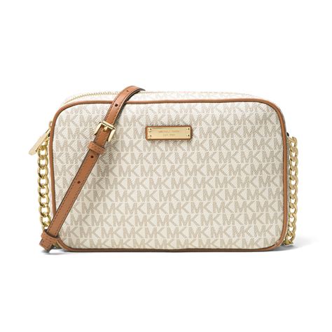 michael kors jet set item crossbody signature bag|michael kors handbags jet set.